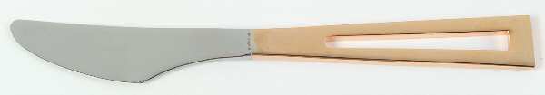 Gold Aperto (Gold Electroplate) Modern Solid Knife