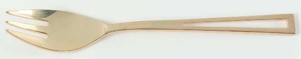 Gold Aperto (Gold Electroplate) Individual Salad Fork