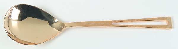 Gold Aperto (Gold Electroplate) Tablespoon (Serving Spoon)