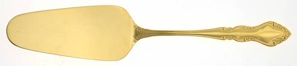 Golden Baroness (Gold Electroplate) Solid Pie Server
