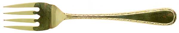 Golden Chippendale (Stainless) Individual Salad Fork