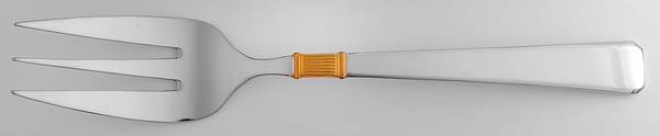Golden Castle Hill Medium Solid Cold Meat Serving Fork