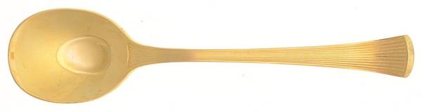 Golden Christy (Gold Electroplate) Sugar Spoon