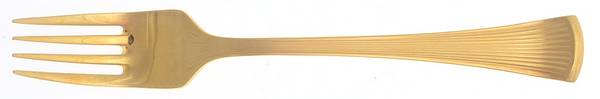 Golden Christy (Gold Electroplate) Individual Salad Fork