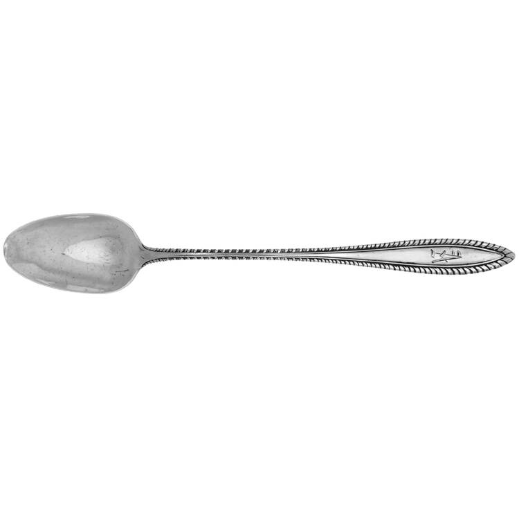 Godroon (Sterling, 1907) Monogram Iced Tea Spoon