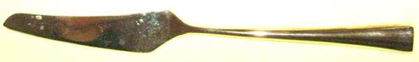 Gold Destiny (Gold Electroplate) Flat Handle Master Butter Knife