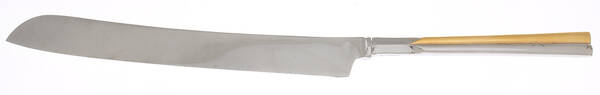 Gold Duet (Stainless) Wedding Cake Knife with Stainless Blade HC