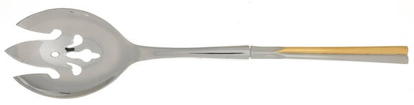 Gold Duet (Stainless) Salad Serving Fork with Stainless Prongs HC
