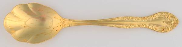 Gold Dynasty (Gold Electroplate) Sugar Shell Spoon
