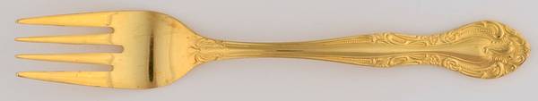 Gold Dynasty (Gold Electroplate) Individual Salad Fork