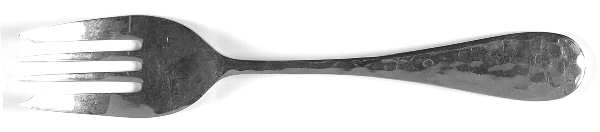 Gold Hammer (Gold Electroplate) Individual Salad Fork by Towle Silver