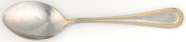 Gold Manchester (Stainless-Gold Accent) Place/Oval Soup Spoon