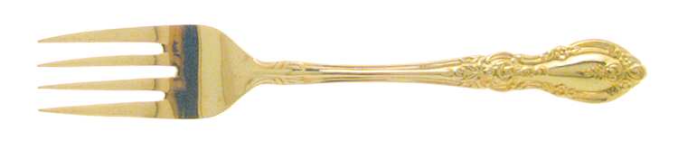 Gold Napoli (Gold Electroplate) Individual Salad Fork by Towle Silver