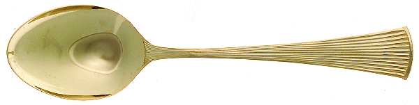 Gold Peacock (Gold Electroplate) Tablespoon (Serving Spoon)