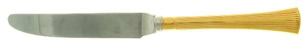Gold Peacock (Gold Electroplate) New French Hollow Knife