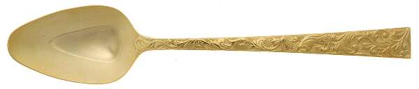 Golden Paisley (Gold Electroplate) Place/Oval Soup Spoon