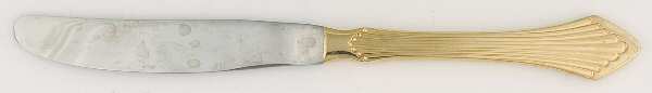Golden Primavera (Gold Electroplate) Modern Solid Knife