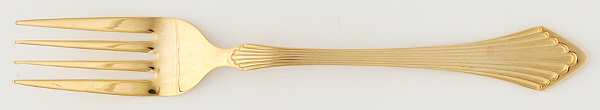 Golden Primavera (Gold Electroplate) Fork