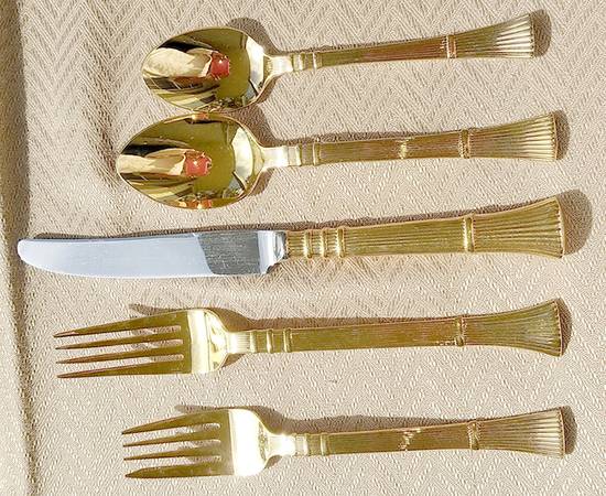 Golden Reed (Gold Electroplate) New French Hollow Knife