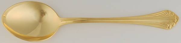 Gold Stratford (Supreme Ctlry) Tablespoon (Serving Spoon)