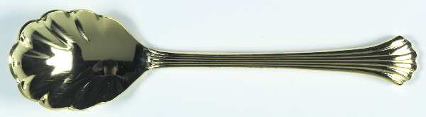 Gold Tiara (Gold Electroplate) Sugar Shell Spoon