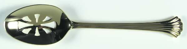 Gold Tiara (Gold Electroplate) Pierced Tablespoon (Serving Spoon)