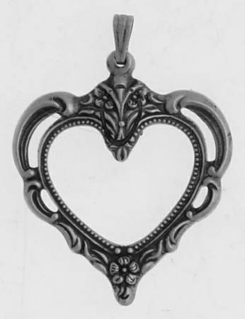 Grand Duchess (Sterling, 1973) Heart Pendant
