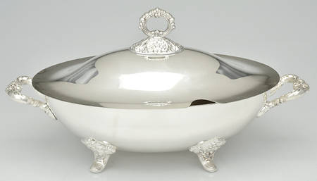 Grand Duchess (Silverplate, Hollowware) Oval Buffet Server No Glass Liner