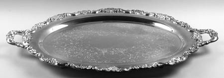 Grand Duchess (Silverplate, Hollowware) 26" Footed Waiter Tray