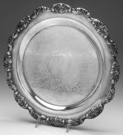 Grand Duchess (Silverplate, Hollowware) 13" Round Tray
