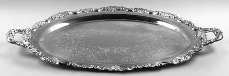 Grand Duchess (Silverplate, Hollowware) Large Silverplate Waiter Tray