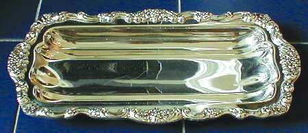 Grand Duchess (Silverplate, Hollowware) Silverplate Celery Dish