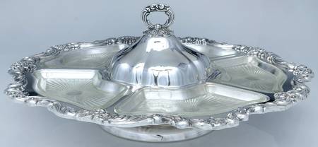 Grand Duchess (Silverplate, Hollowware) Lazy Susan with Liner