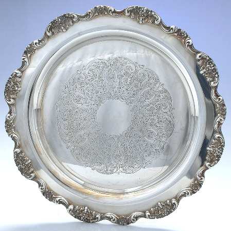 Grand Duchess (Silverplate, Hollowware) 14" Round Tray