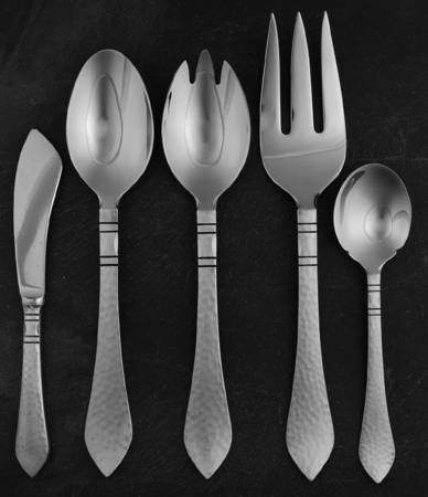 Hammered Antique (Stainless) 5 Piece Hostess Set