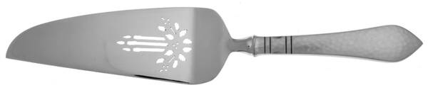 Hammered Antique (Stainless) Holiday Pierced Pie and Cake Server  HC