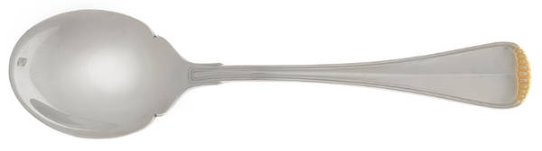 Hamilton (Stainless, Gold Accent) Sugar Spoon