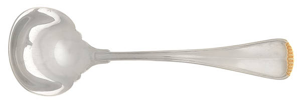 Hamilton (Stainless, Gold Accent) Solid Gravy Ladle