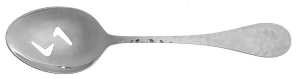 Hammer (Stainless) Pierced Tablespoon (Serving Spoon)