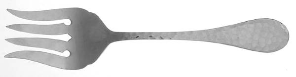 Hammer (Stainless) Medium Solid Cold Meat Serving Fork