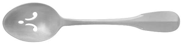 Holbrooke (Stainless, Satin) Pierced Tablespoon (Serving Spoon)