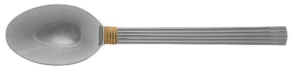 Intervale Gold (Stainless, Gold Accent) Tablespoon (Serving Spoon)