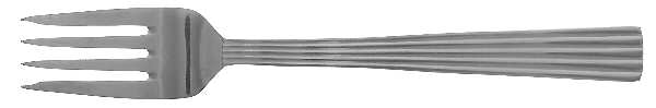 Ionic (Silverplate, 1988) Large Individual Salad Fork
