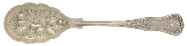Kings (Silverplate, 1980) Solid Salad Serving Spoon