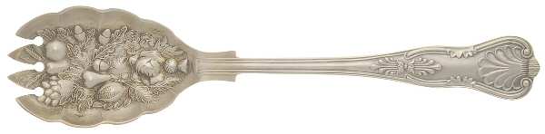 Kings (Silverplate, 1980) Solid Salad Serving Fork