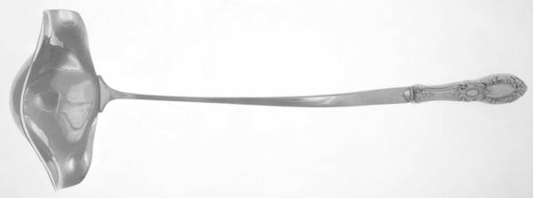 King Richard (Sterling, 1932, No Monos) Hollow Handle Punch Ladle with Solid Bowl