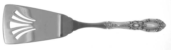 King Richard (Sterling, 1932, No Monos) Lasagna Server with Pierced Stainless Blade