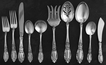 King Richard (Sterling, 1932, No Monos) 45 Piece Place Size Starter Set