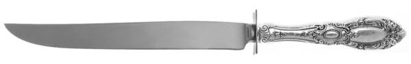 King Richard (Sterling, 1932, No Monos) Carving Knife Small with Stainless Blade HC