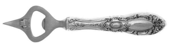 King Richard (Sterling, 1932, No Monos) Bottle/Can Opener with Stainless Bowl HC